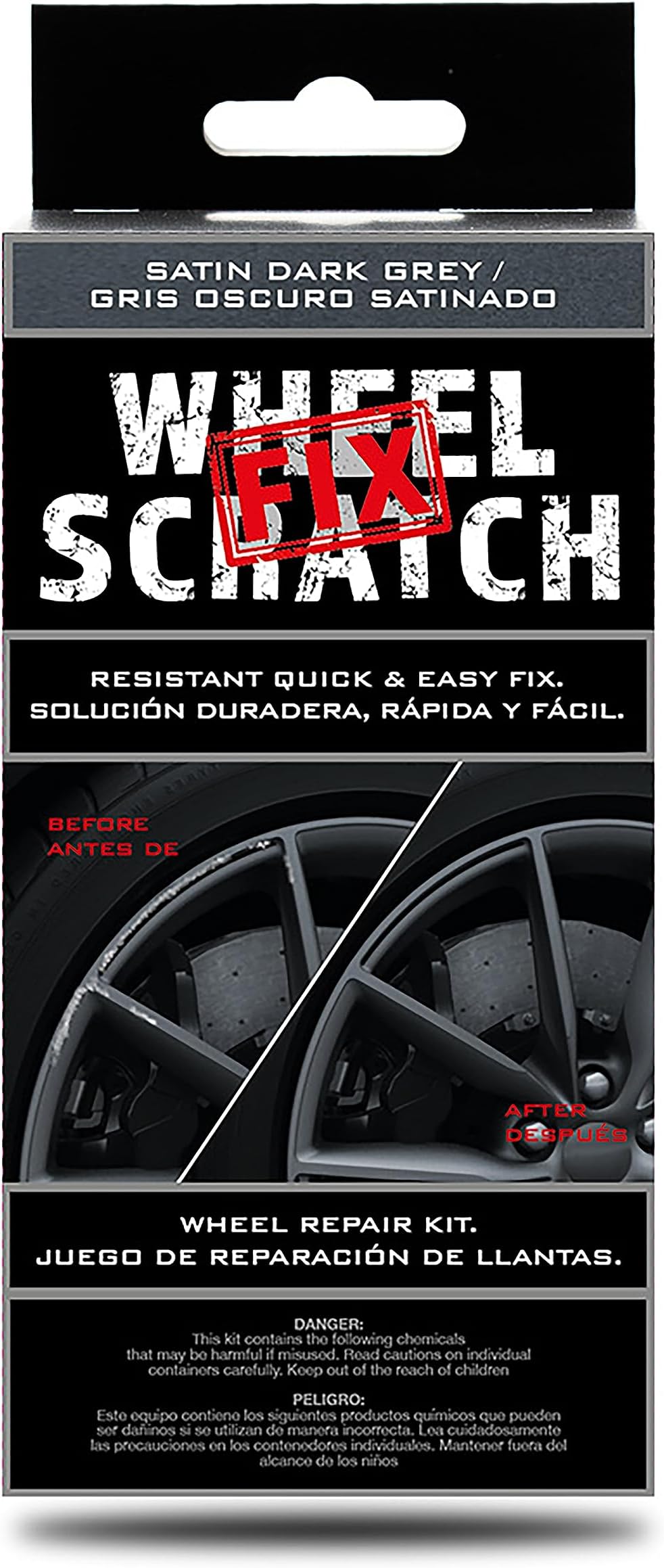 Wheel Scratch Fix Quick And Easy Wheel Touch Up Kit Universal Colors (Platinum (Satin))