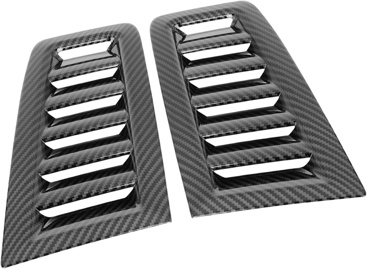 Pair Vent Scoop Decorative Hood Bonnet Vent for Ford Focus MK2 2004-2011 for Ford Focus MK3 2011 2012 2013 2014 2015 Water Transfer Style Auto Replacement Parts