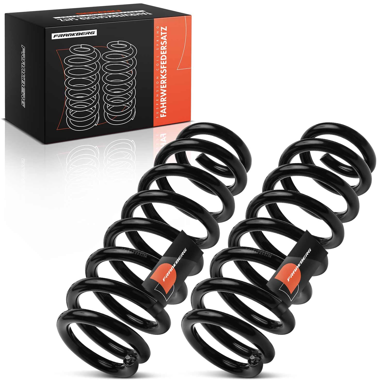 Frankberg 2 muelles de suspensión para eje trasero RH6590 | Compatible con: Grand Vitara II JT TD TE