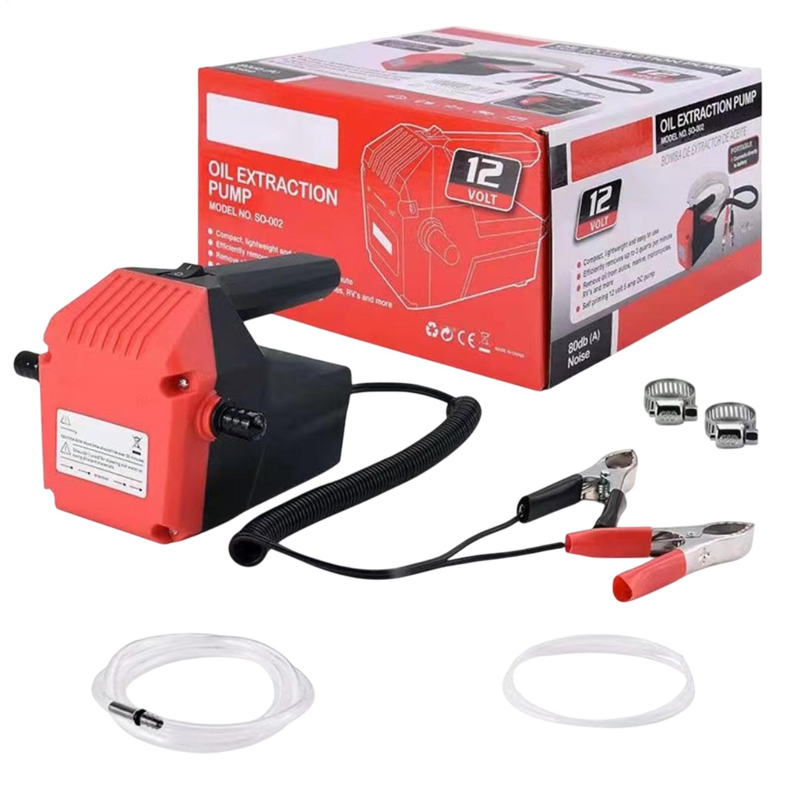 Extractor de aceite eléctrico 12V bomba transferencia moto RV 8