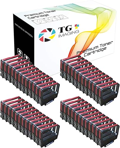 TG Imaging ERC-30/34/38 - Cartucho de cinta ERC-30 ERC30BR ERC30 compatible con negro y rojo para caja registradora DPN2700 TMU370 TMU375 ERC38