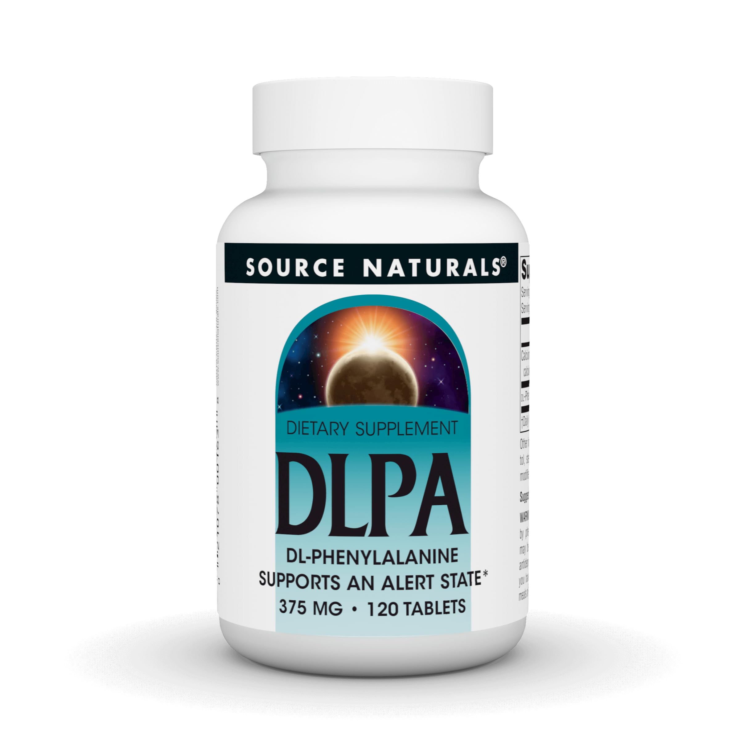 Source Naturals DLPA DL-Phenylalanine, 375mg - 60 Tablets — Amazon image 6