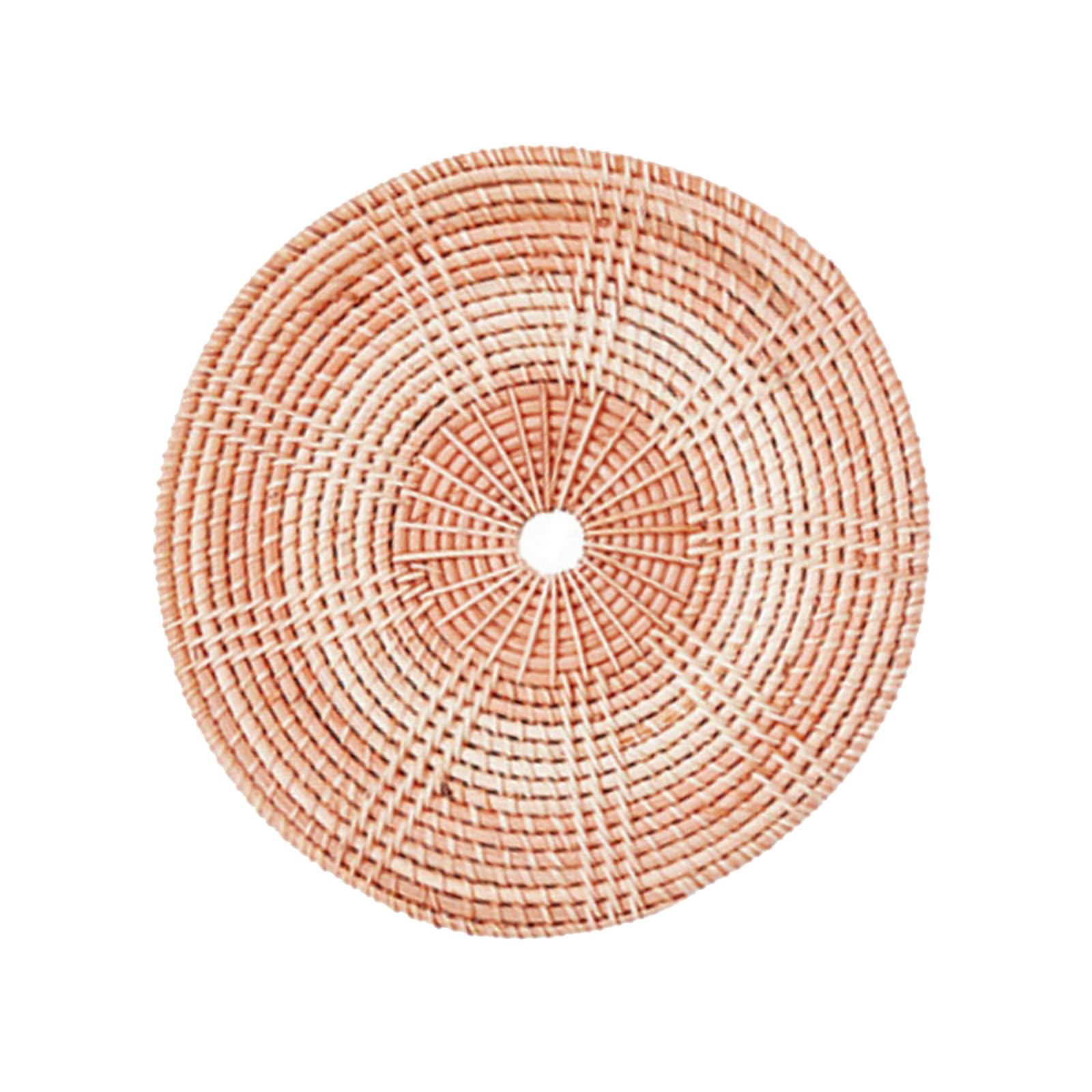 Panier mural rond rotin pour décorer une chambre à coucher cocooning - 8