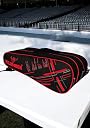 WILD MODA Passion Pro Premium 3-Compartment Badminton & Tennis Racquet Bag – Lightweight, Durable, and Padded Unisex Design for Men, Women, Youth & Players of All Levels (Black & Red) gallery image