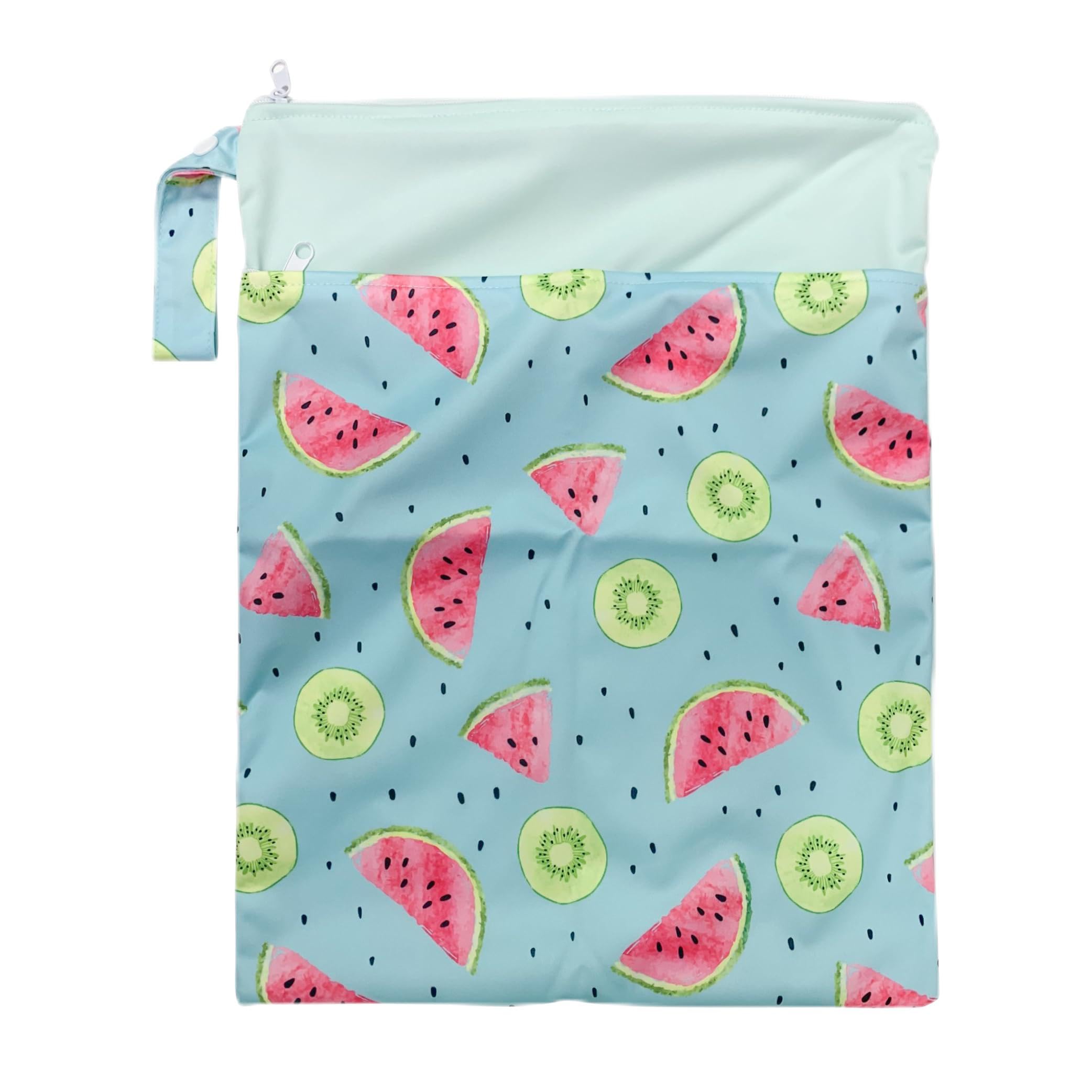 Chippi & Co Bolsa húmeda para traje de baño y toallas, bolsa húmeda y seca para bebé, niño, bolsa de viaje para ropa sucia, almacenamiento para pañales, ropa, bikini, gimnasio, playa, piscina,