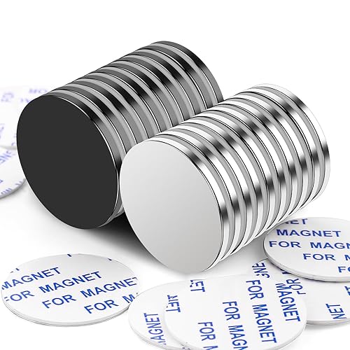 Miniatura 35 de LOVIMAG Pequeños imanes de disco de neodimio, imán de tierras raras con adhesivo de doble cara para nevera, bricolaje, construcción, científico