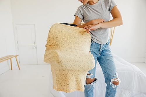 Miniatura 6 de Copper Pearl Funda multiusos: fundas de asiento de automóvil, funda de lactancia y funda de cochecito para el sol, tela elástica, uso para todas las