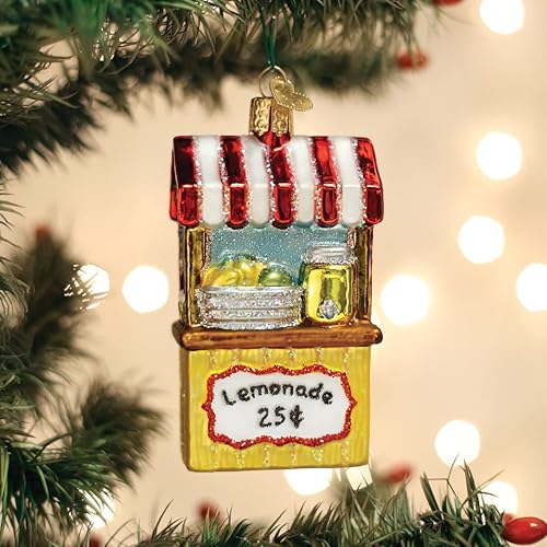 Miniatura 10 de Old World Christmas Adornos adornos de vidrio soplado para árbol de Navidad, batido de verano