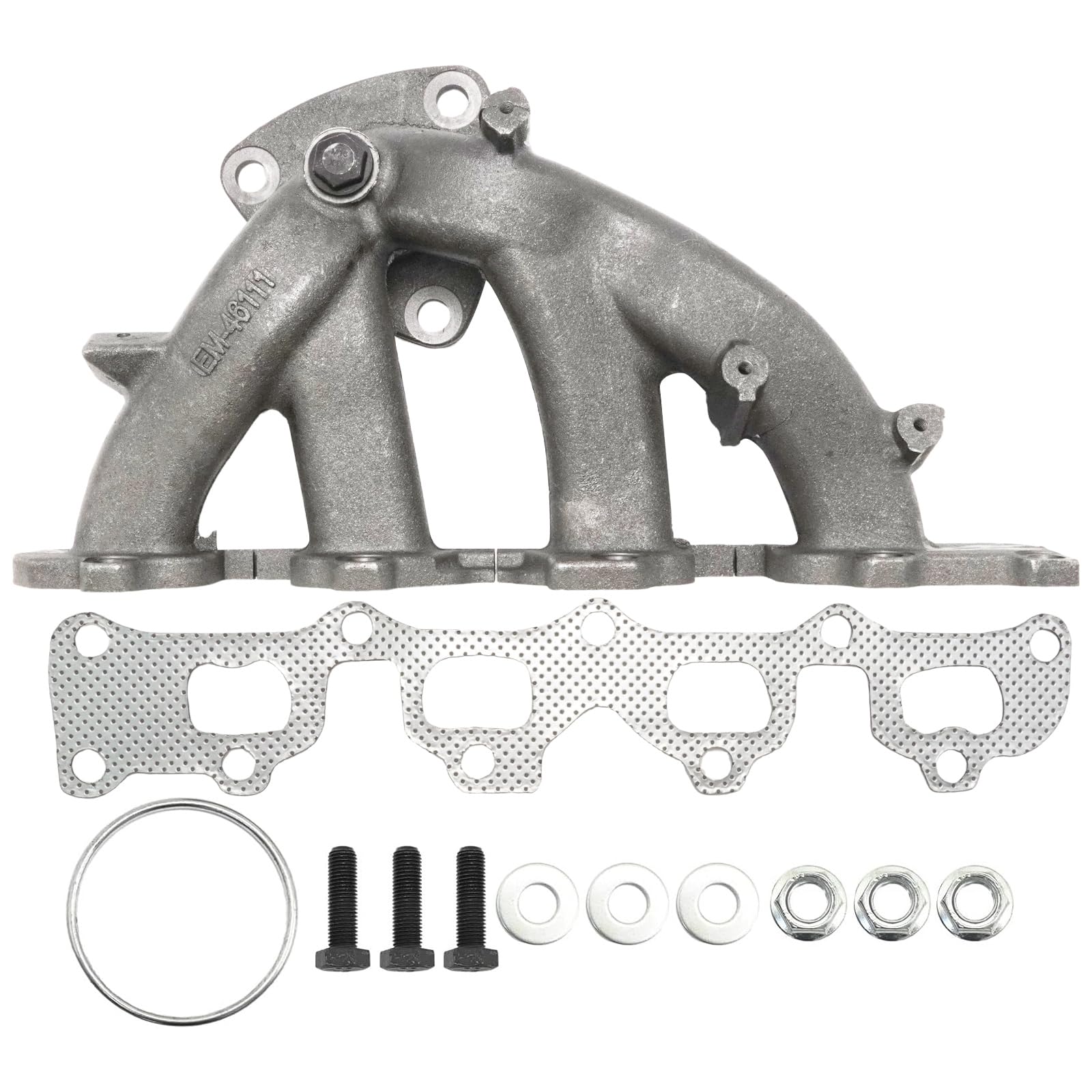 Saihisday 674-561 Engine Exhaust Manifold Kit Replacement for GMC Terrain 2013-2014 Exhaust Manifold Replacement for Chevrolet Captiva Sport 2013-2015 Replaces 674-561 12633603 with Gaskets
