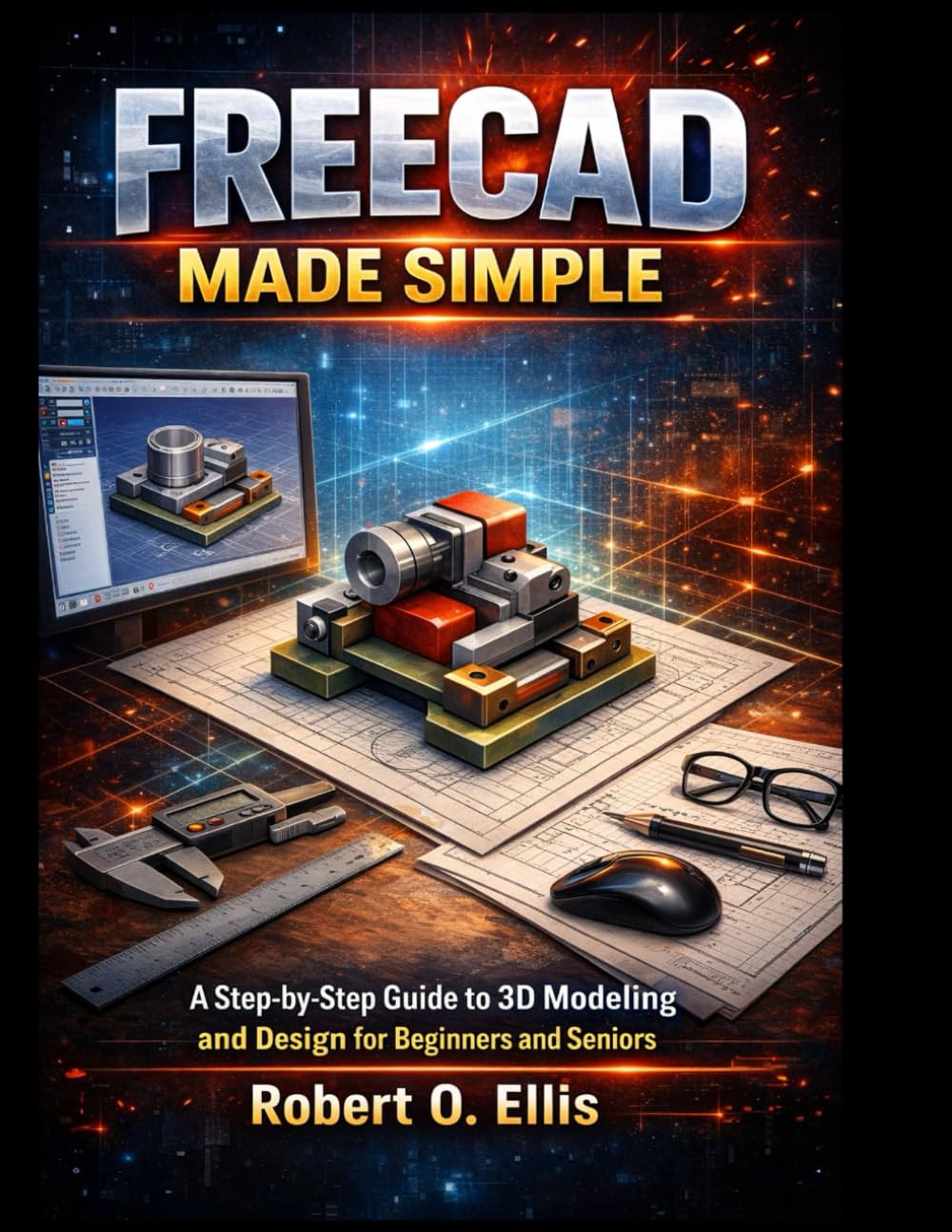 FREECAD MADE SIMPLE: A Step-by-Step Guide to 3D Modeling and Design for Beginners and Seniors