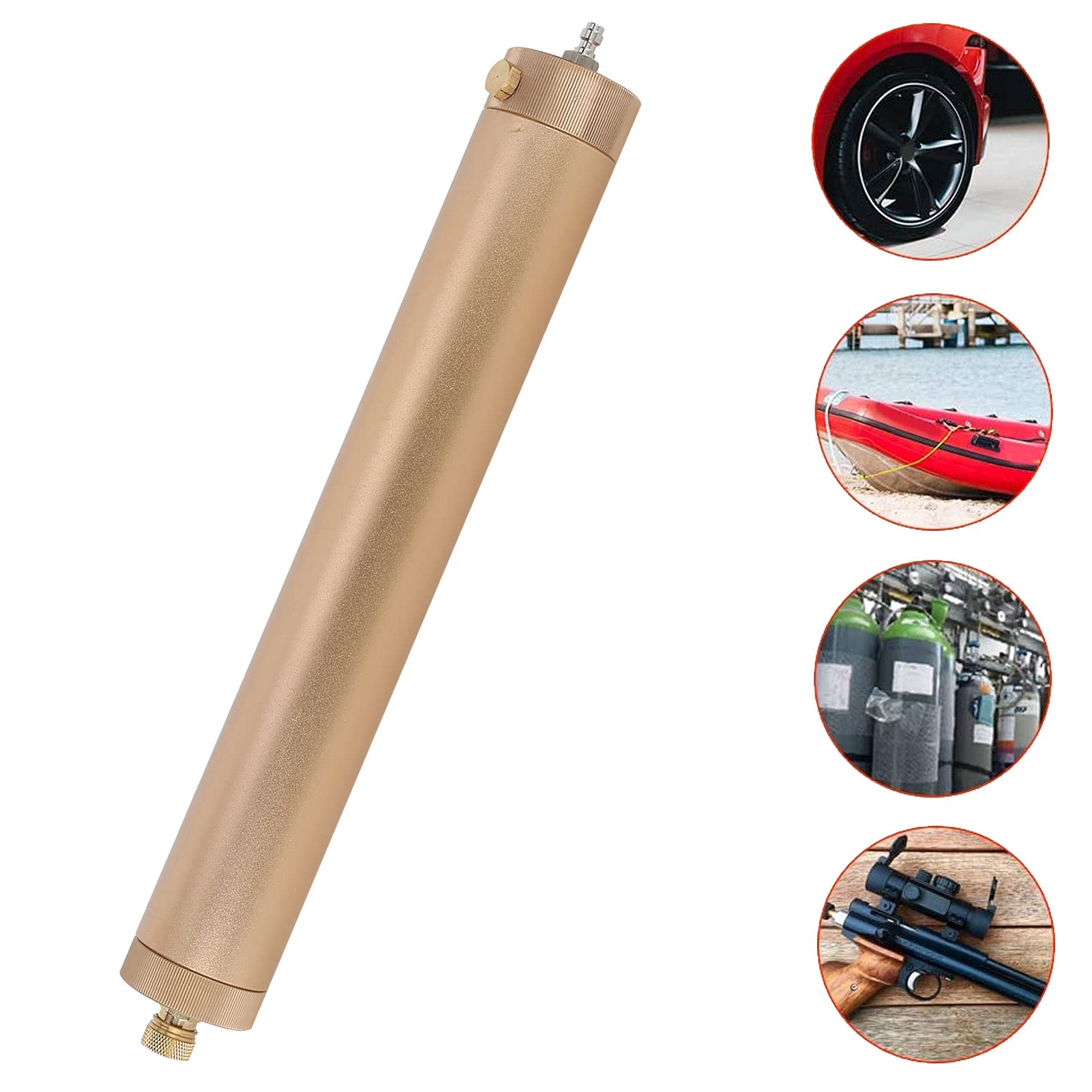 LiebeWH Separatore Filtro Acqua Olio Ad Alta Pressione 30MPa 4500PSI, Filtro PCP in Lega di Alluminio per Pompa del Compressore d'aria, Filtrazione Efficiente Al 99,9% per la Respirazione Subacquea