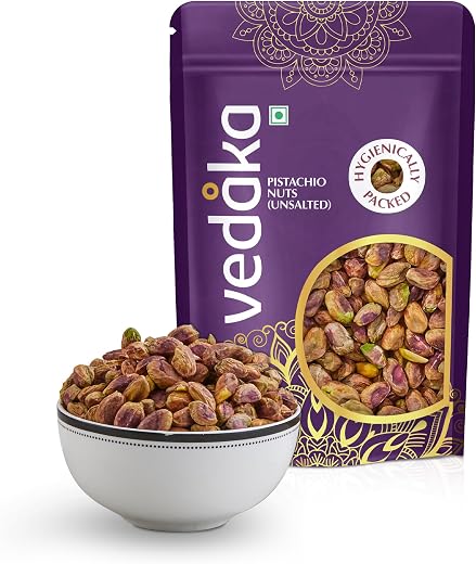Amazon Brand - Vedaka Whole California Pista Kernels | 250G | Unsalted | Without Shell