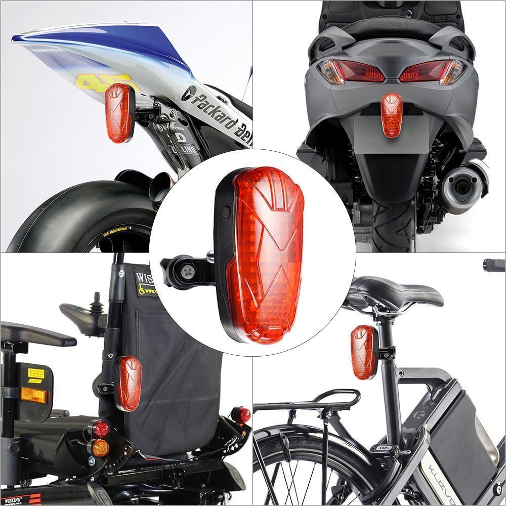 Winnes Localizzatore GPS per Bici,Bicicletta,EBike,4G GPS Tracker TK906 Monitoraggio in Tempo Reale Satellitare Tracker Antifurto Impermeabile Fanale Posteriore, Standby A 25gg Di Batteria