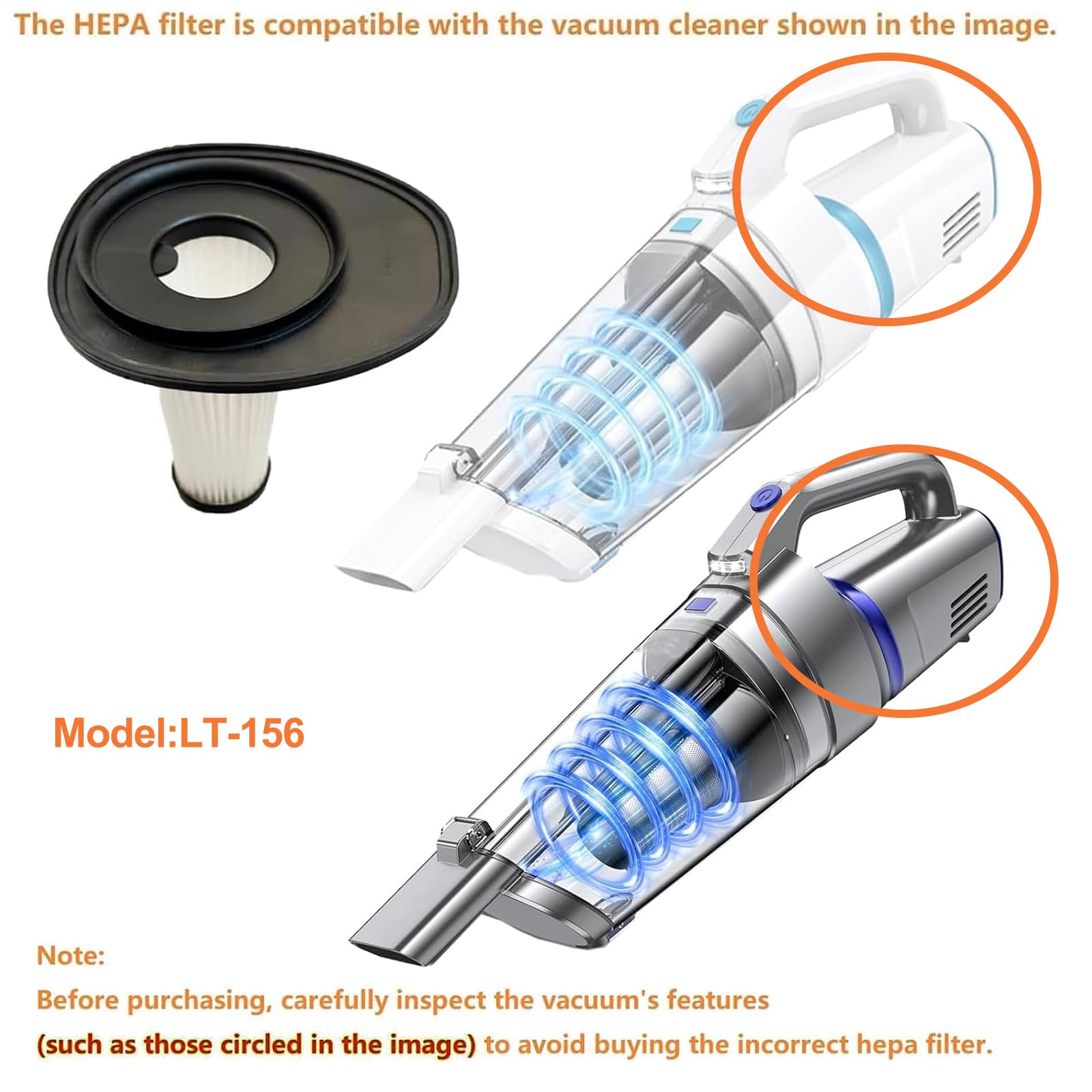 Amazon.com - Feenynic 3Pack Hepa Filters Replacement Compatible