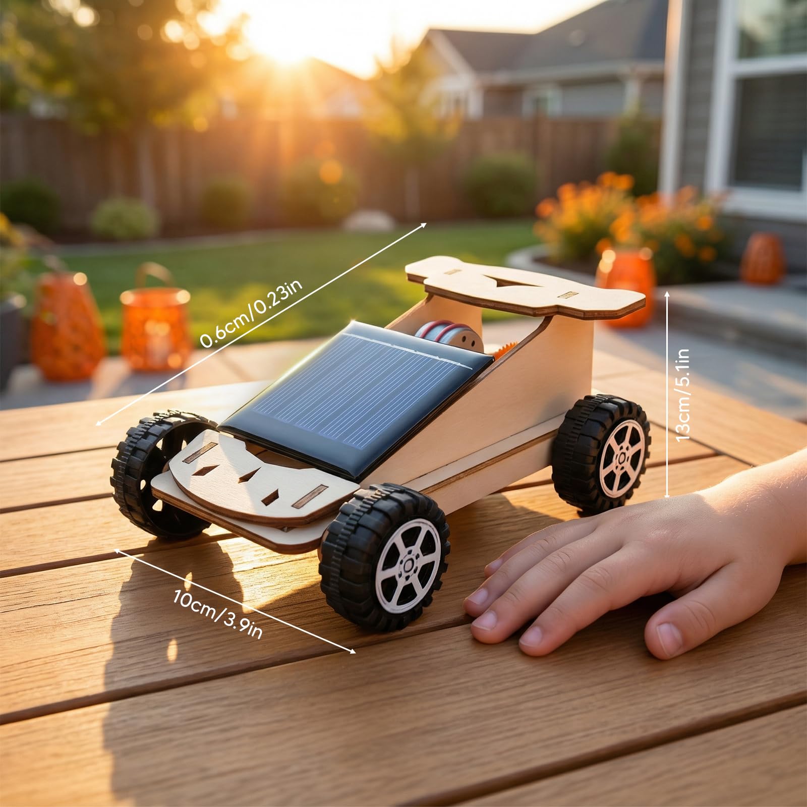 Solar Roboter Bausatz Kinder ab 8 Jahre, Holz Solar Spielzeug ab 8 9 10 11 12 Jahren, DIY 3D Holzpuzzle für Kinder, Wissenschaftliche Experimente Spielzeug für Jungen Mädchen