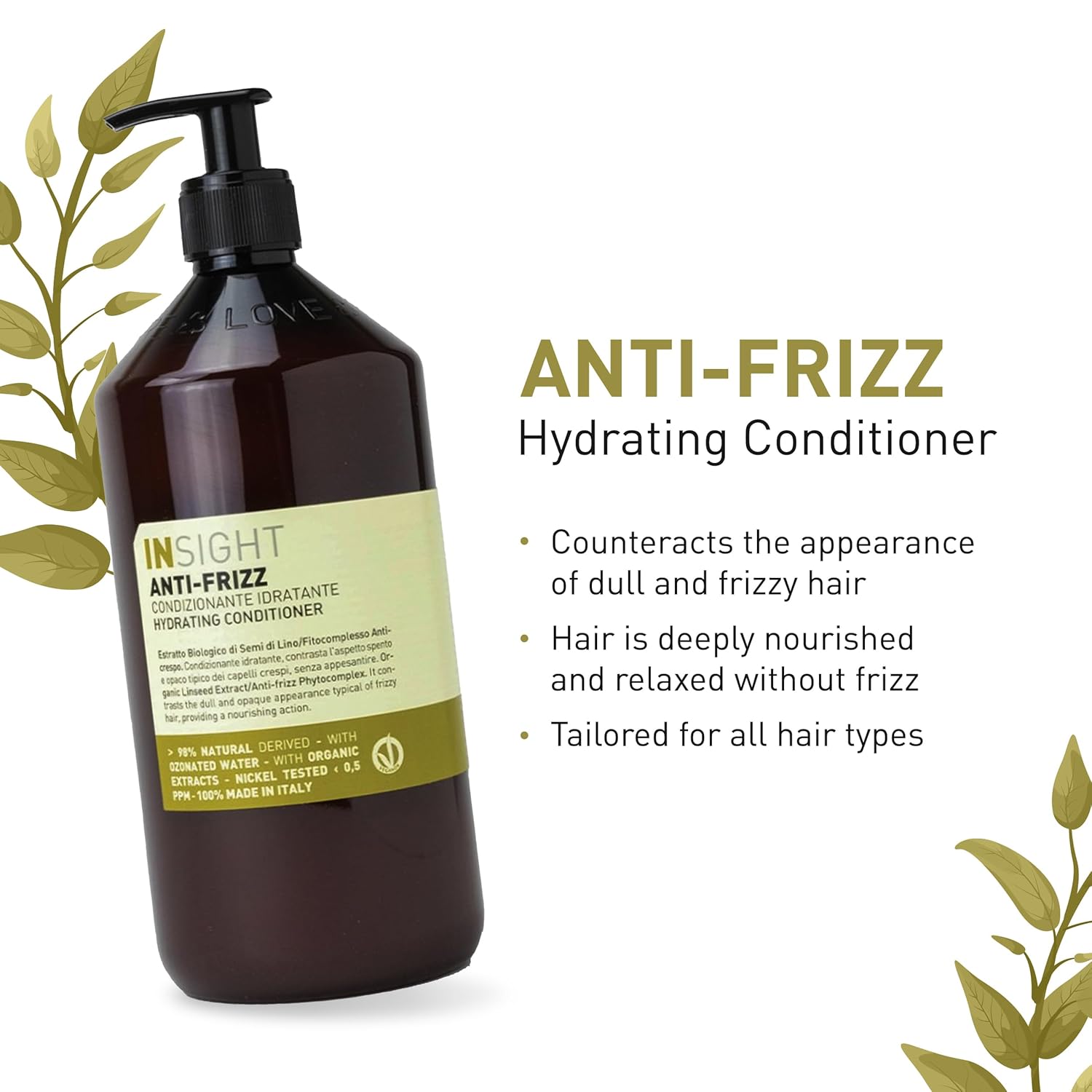 ANTI-FRIZZ HYDRATING CONDITIONER 900 ML.