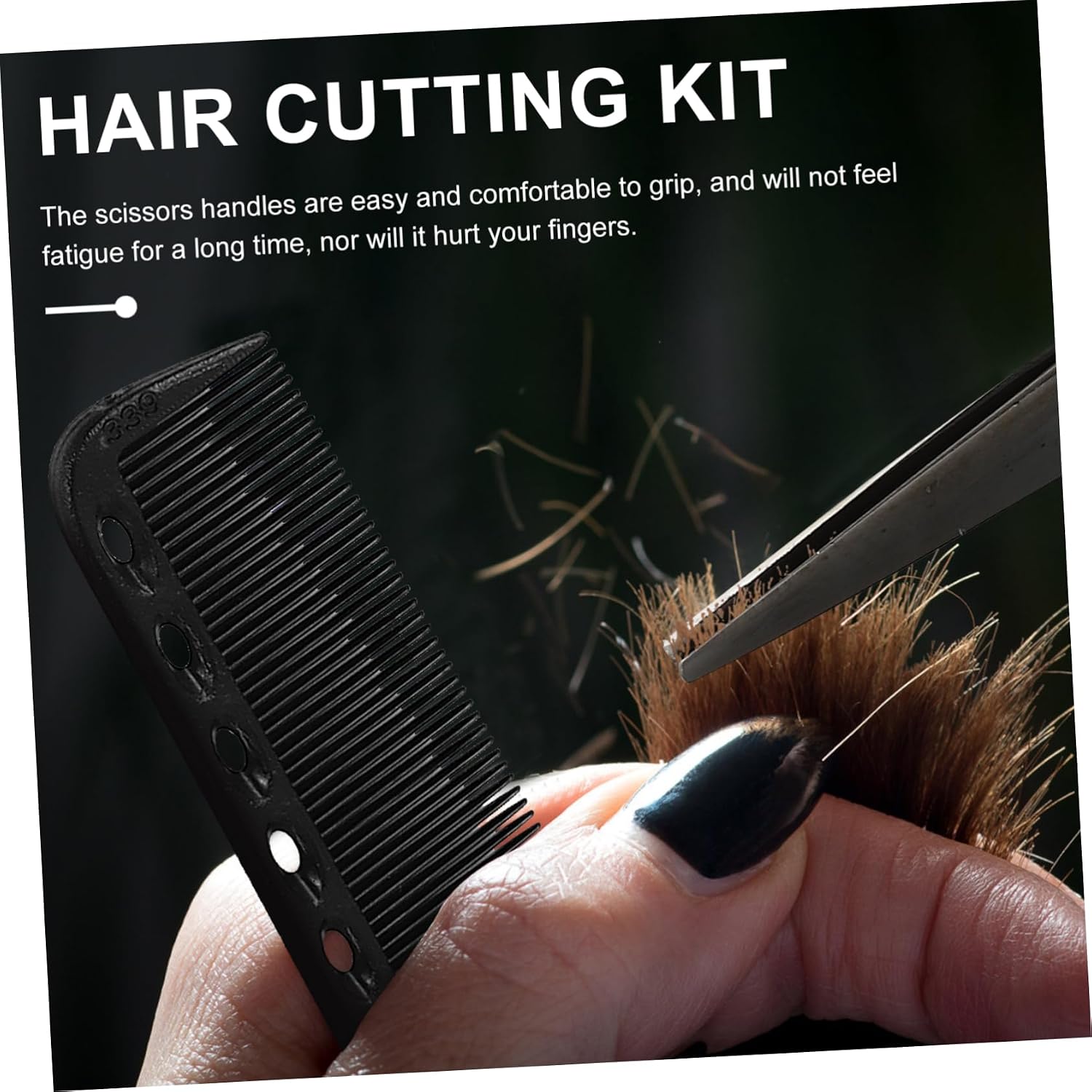 BESTYASH Hair Cutting Scissors Kit Fine Cutting Comb Hair Styling Tools Supplies Portable Scissors