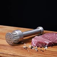 Vista 7 de Mazo Ablandador de Carne de Acero Inoxidable BQWII con 21 Agujas Agudas - Un Martillo Ablandador de Carne para Pollo y Res, Martillo de Carne