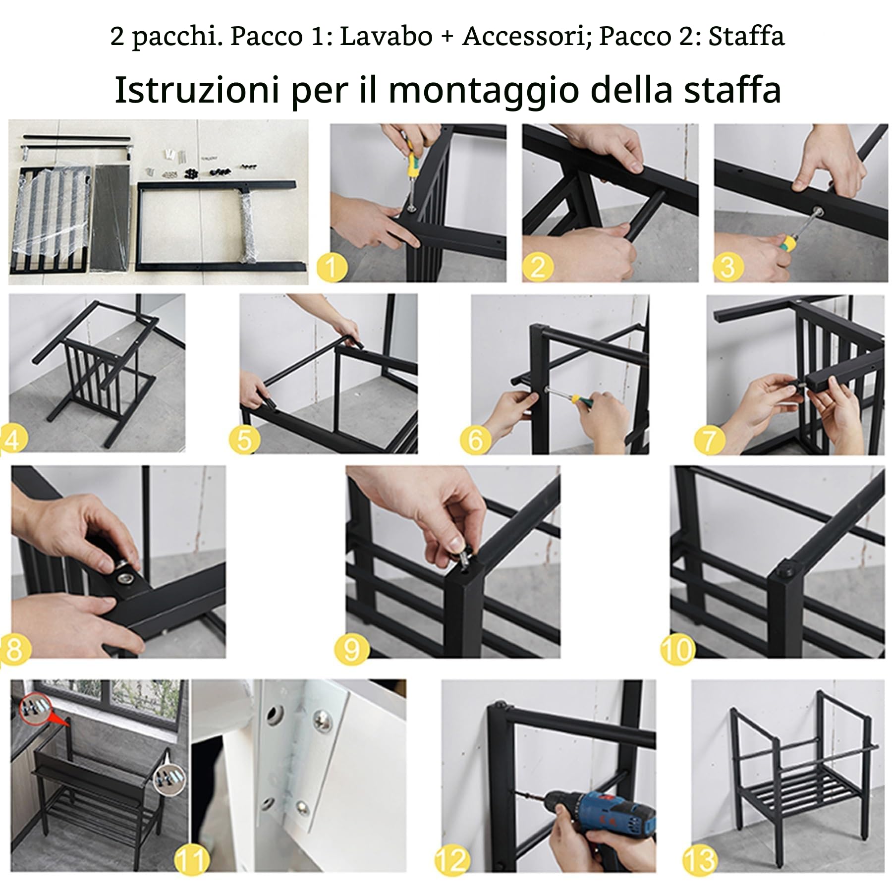 Lavandino in Acciaio Inox Professionale 1 Vasca,60x45x86cm Lavello Nero Multifunzione Cucina,Lavatoio da Esterno Autoportante,Lavabo Commerciale con Rubinetto,per Interno Ristorante Caffè Garage