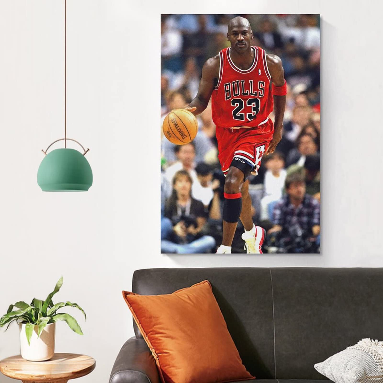 Amazon.co.jp: 抽象芸術絵画マイケルジョーダンポスターフライダンク