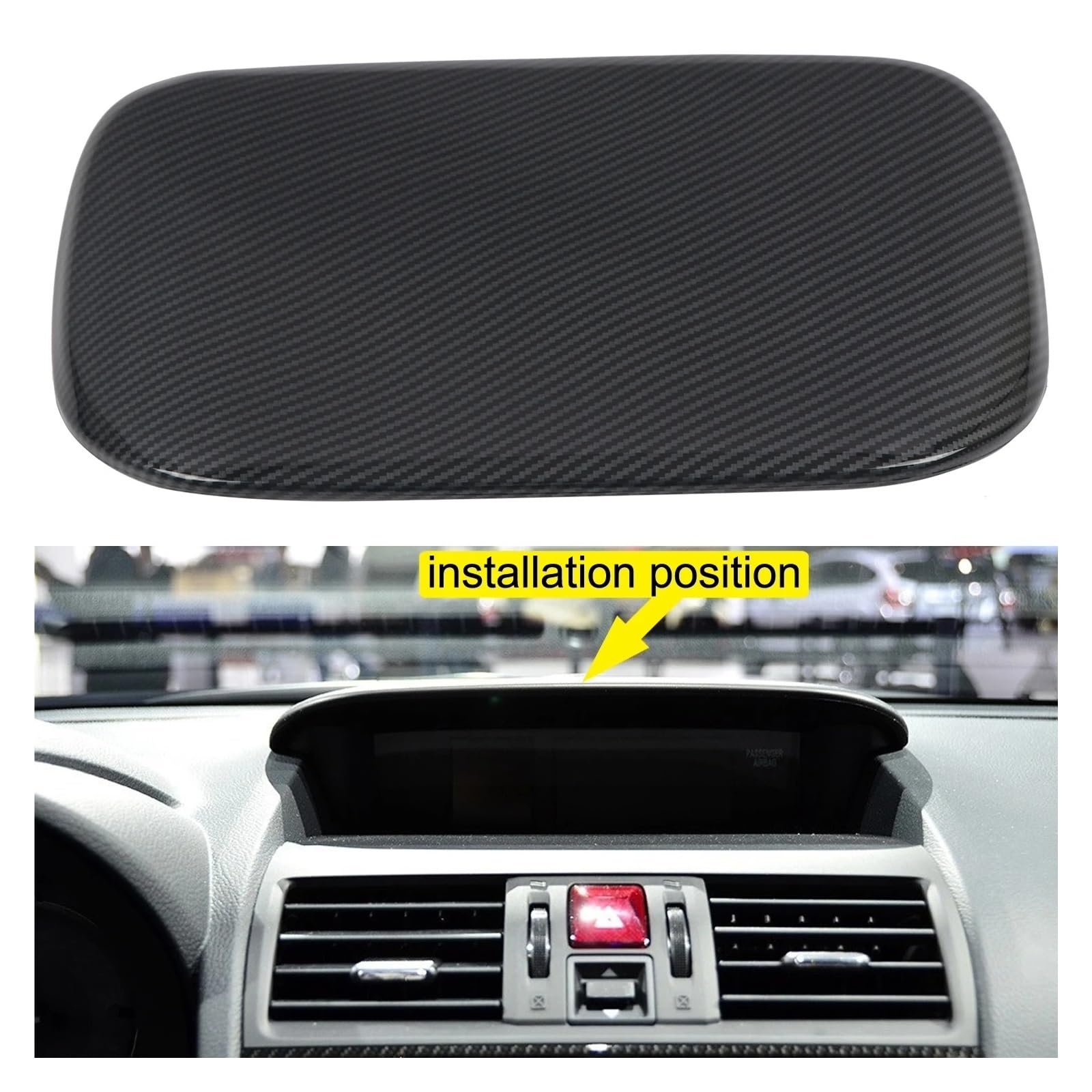 Für Subaru Für WRX Für STI 2015-2017 Auto Zentrale Konsole Dashboard Panel Abdeckung Trim Innen Zubehör Car Trim Interior Strips