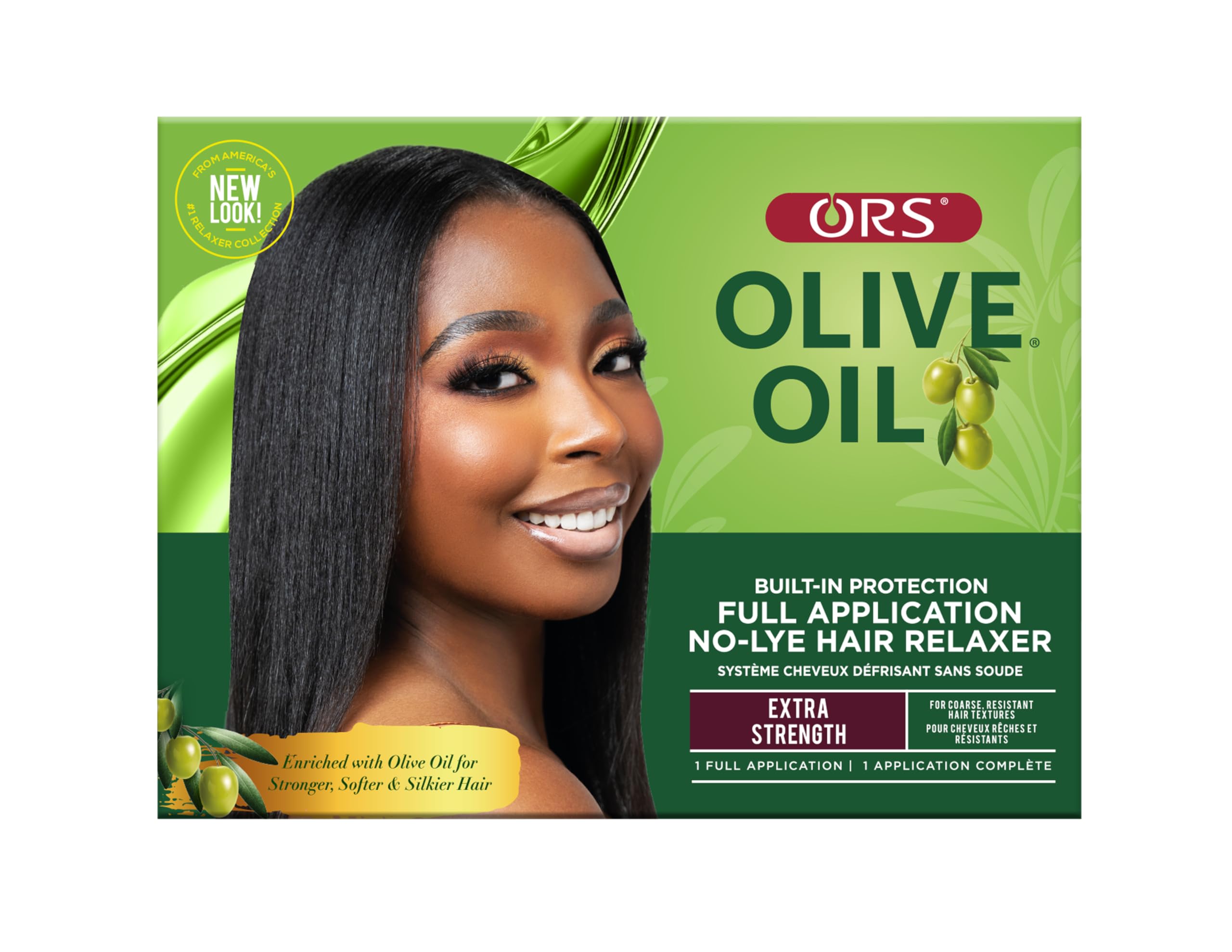 ORS Olive Oil Built-In Protection Full Application No-Lye Hair Relaxer Extra Strength