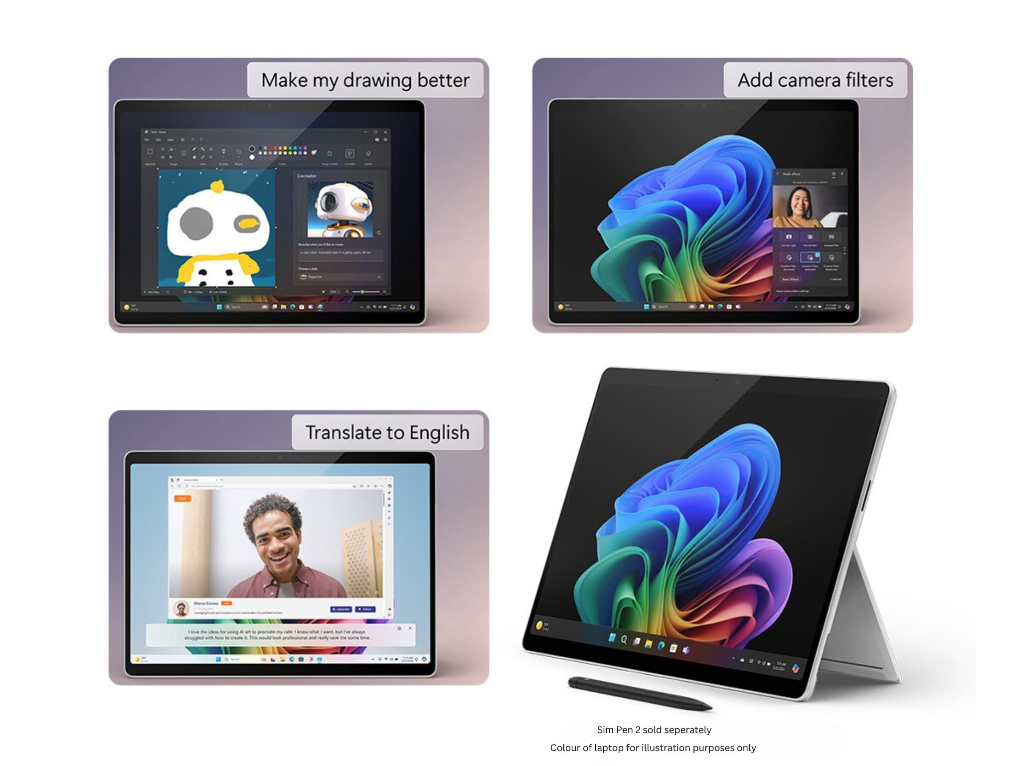 Microsoft Surface Pro | Copilot+ PC | 13” Touchscreen | Snapdragon