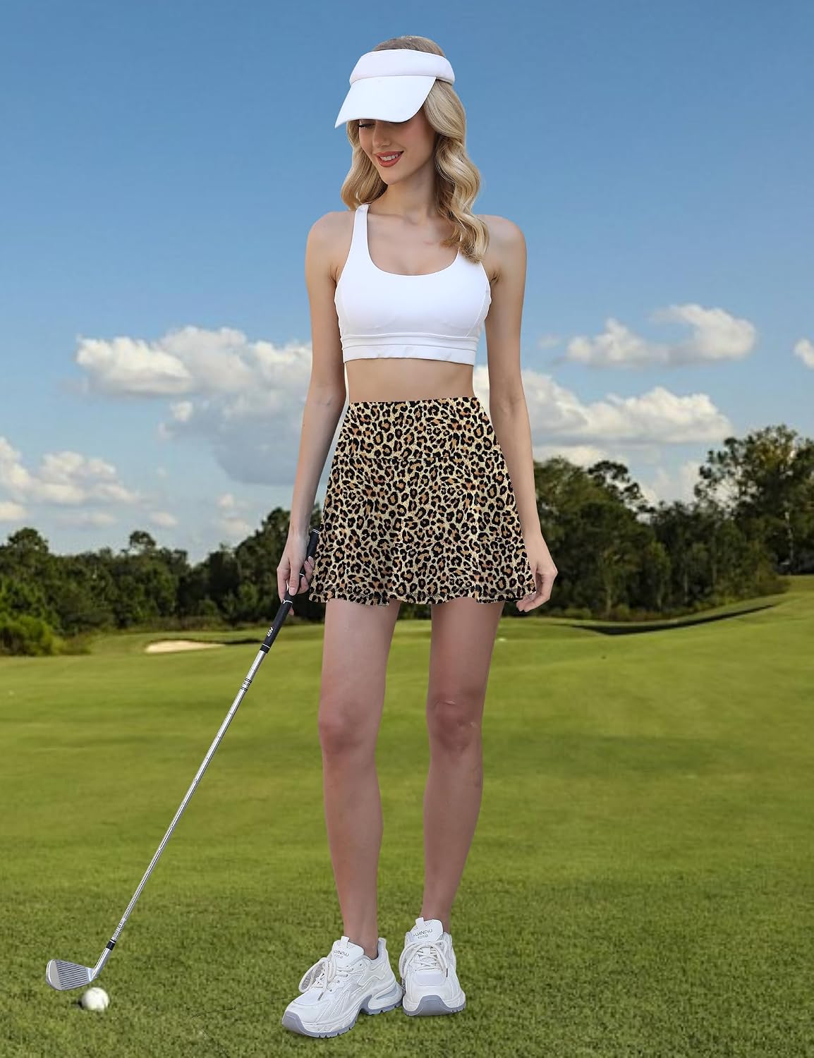 LouKeith Womens Tennis Skirt High Waisted Athletic Skorts Running Casual Pickle Ball Golf Skirts with Pockets