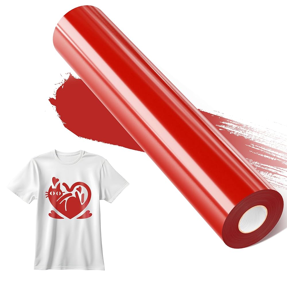 Amazon.co.jp: JAVIGA アイロンプリントシート 赤 熱転写シート