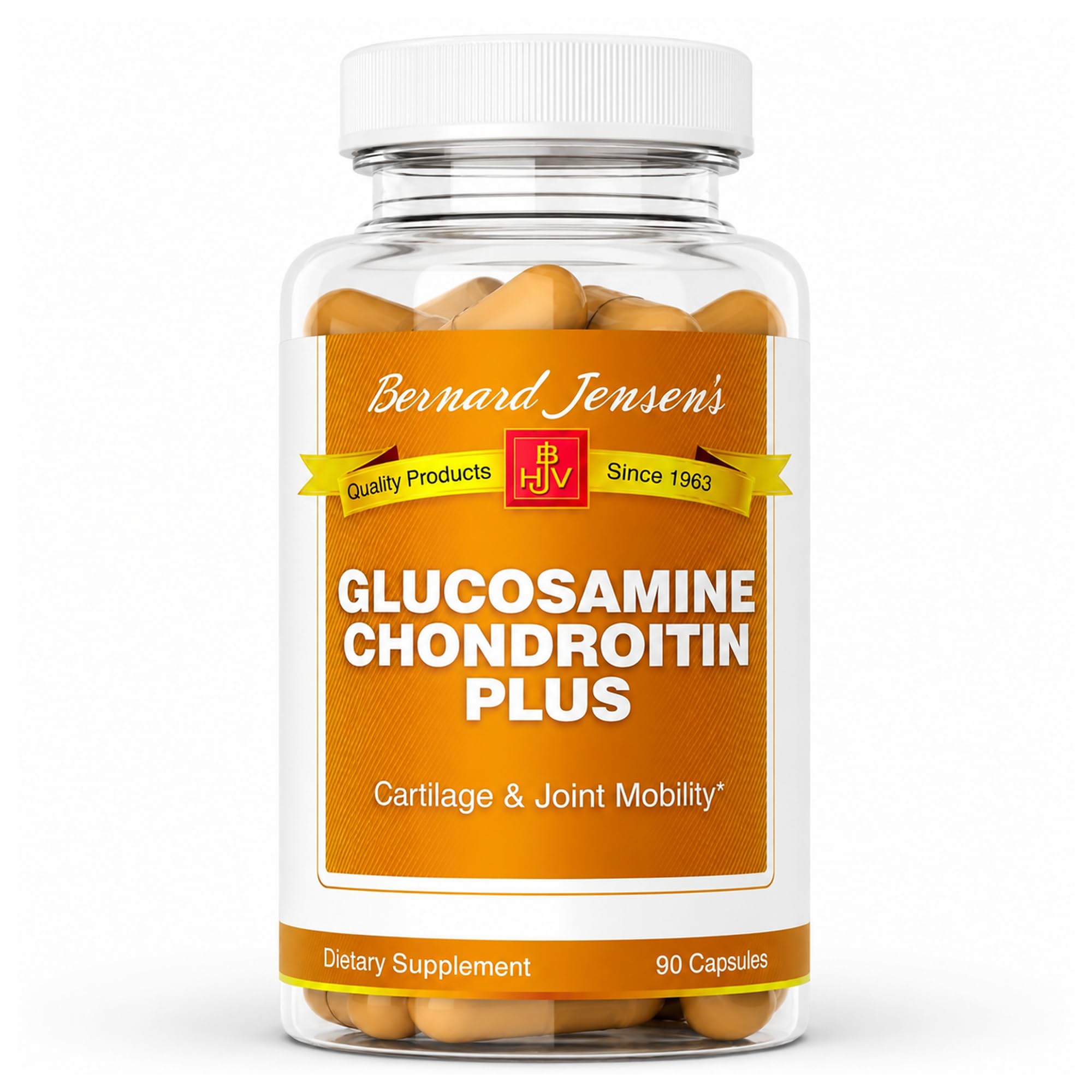 Bernard Jensen's Glucosamine Chondroitin MSM, 90 Caps