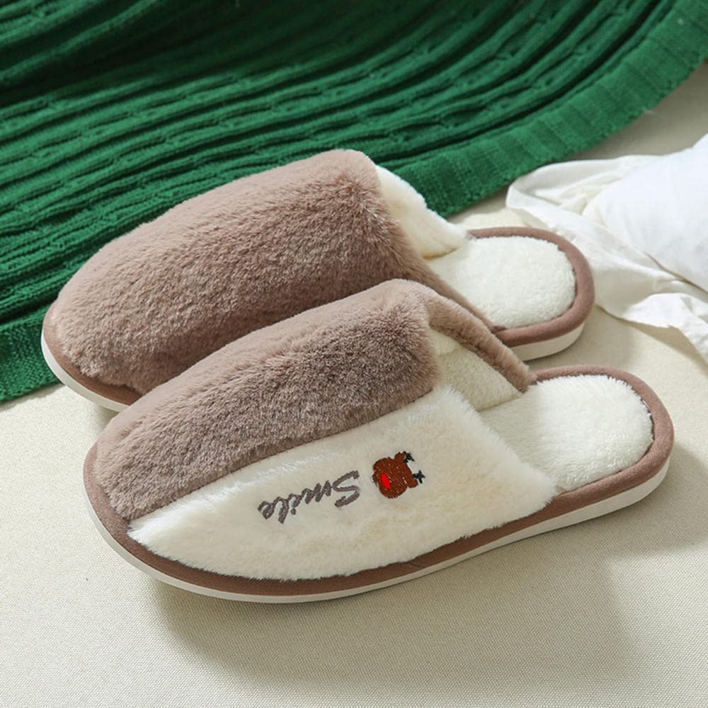 Pantoufles en coton antidérapantes pour soulager les pieds froids à la maison