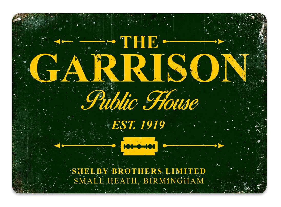Toasted Merch Green The Garrison – – Medium Sticky Pads | Printed Metal Wall Sign Plaque