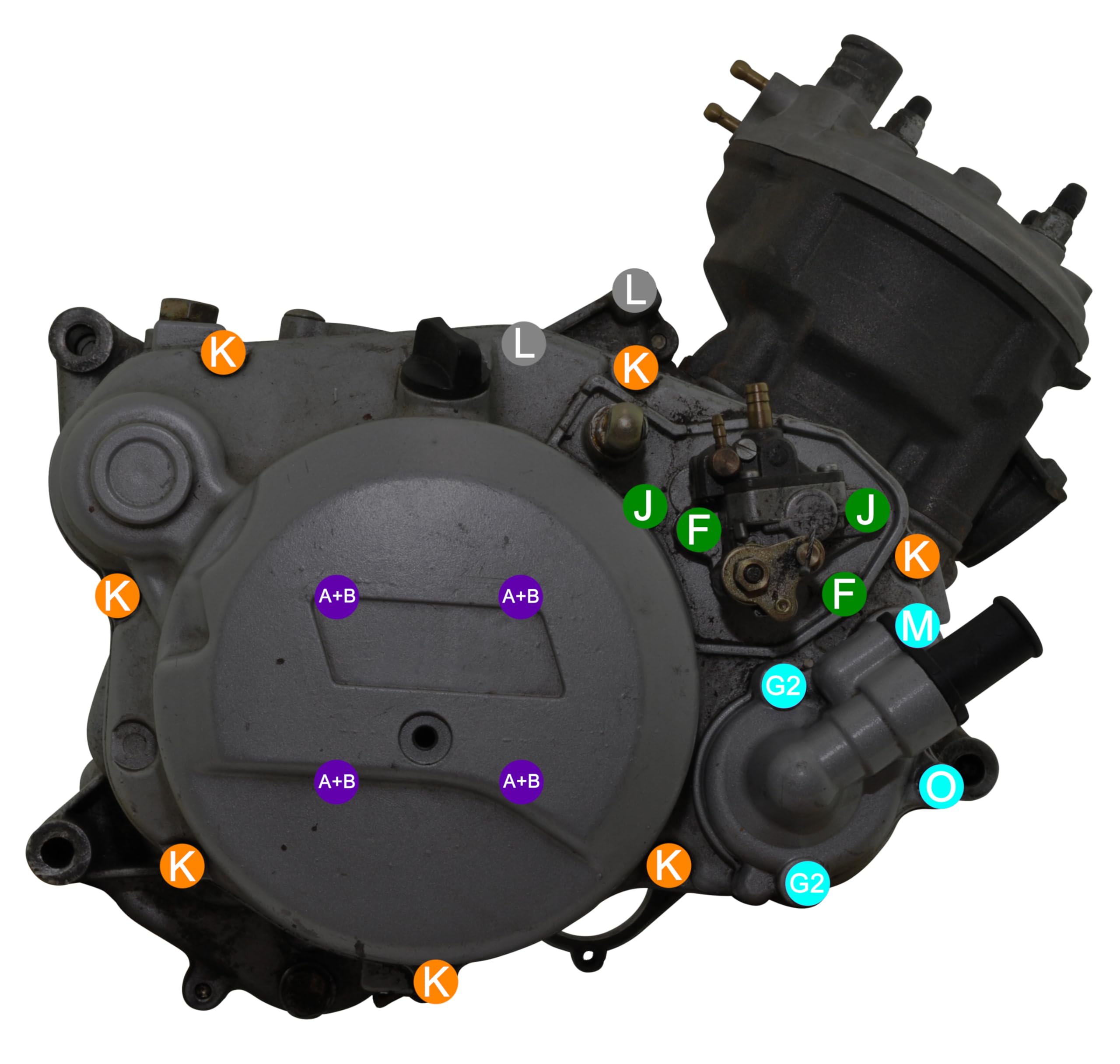 Easyboost Schraubensatz 53 Schrauben Stahl verzinkt für AM6 Schaltmoped 50 ccm MBK Xlimit Xpower DT Aprilia RS XP6-XPS Beta Rieju TZR Sherco