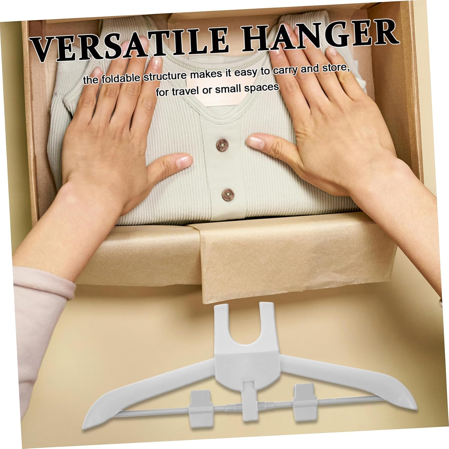 Garment Steamer Hanger Plastic Folding Accessory for Clothes Steaming