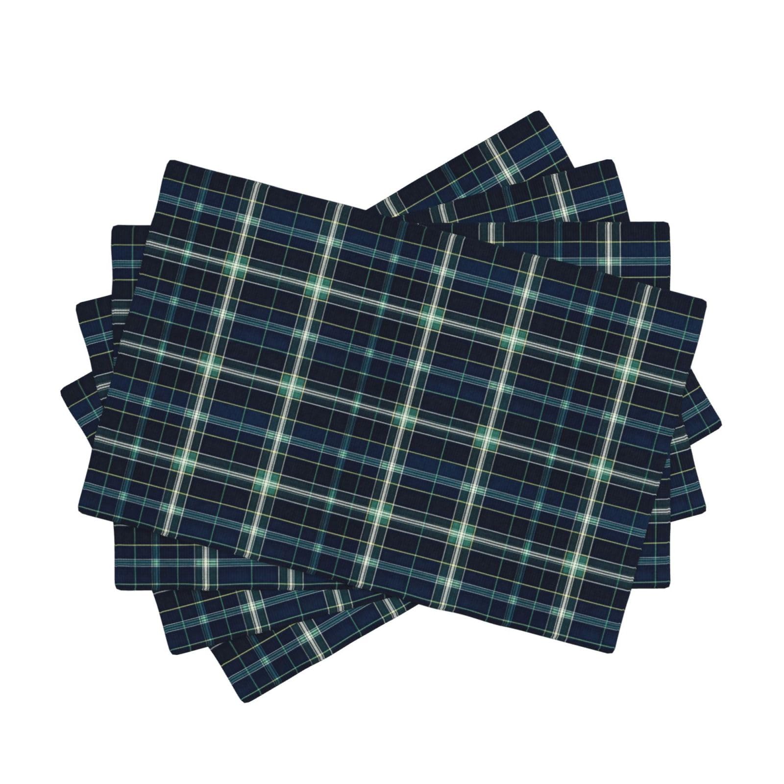 Set de table lavable anti-tache en faux lin pour protéger la salle à manger du chaud