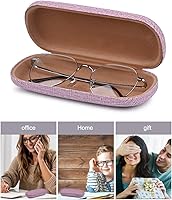 Vista 3 de Estuche rígido para gafas, paquete de 3 fundas protectoras unisex para gafas