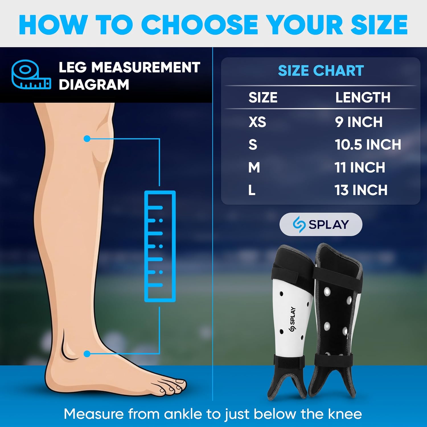 Splay Club Hockey Shin Pad
