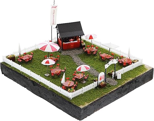 Lionel Anheuser-Busch Biergarten HO Gauge Kit de construcción de tren modelo