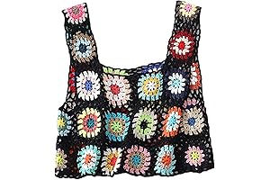 One Size, Fits All - Women's Summer Crochet Tank Top