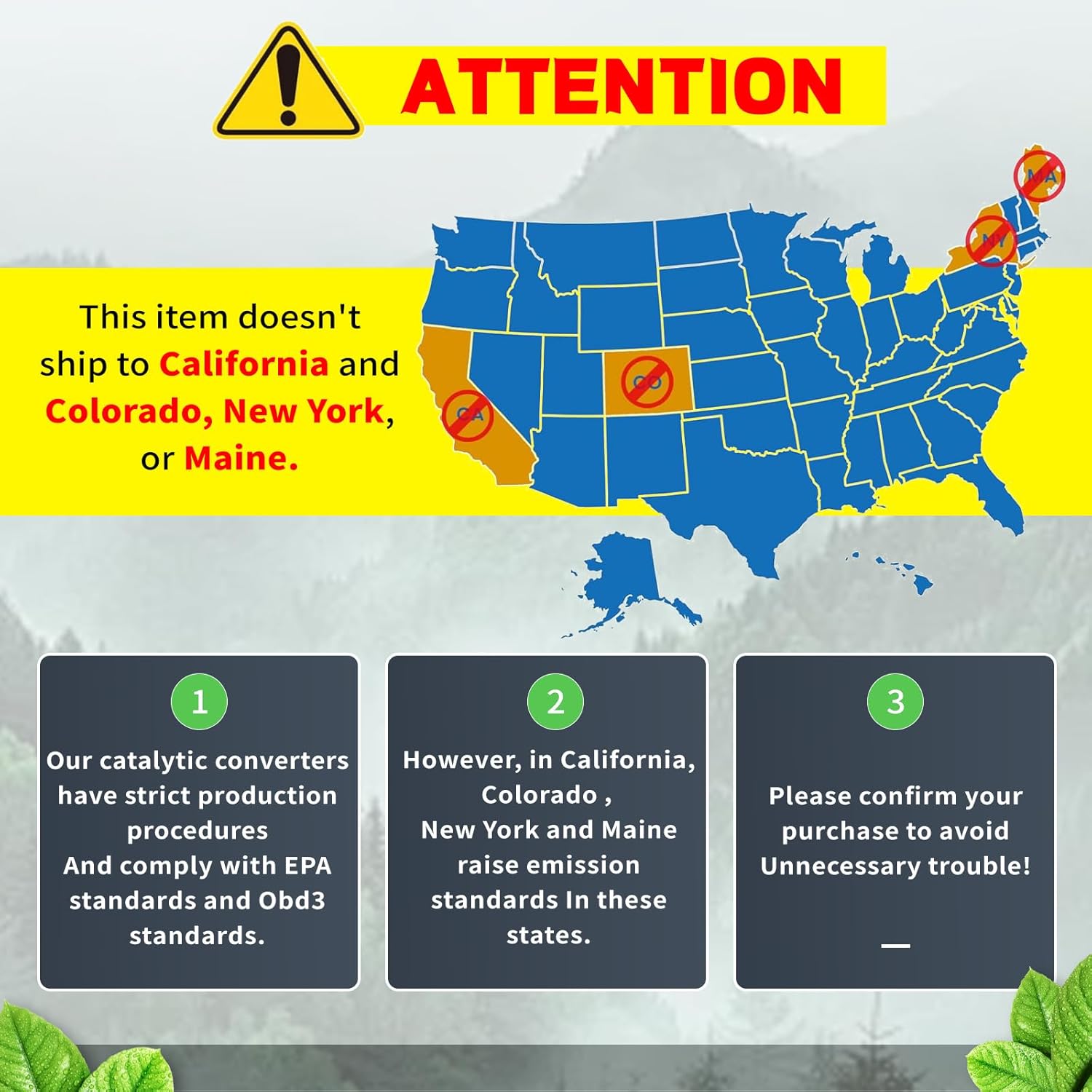 1.6L Catalytic Converter Compatible with 2012-2019 Kia Soul, 2012-2017 Kia Rio, 2012-2017 Hyundai Accent, Replaces 16681 286001R220 28600B2310 (EPA Compliant)