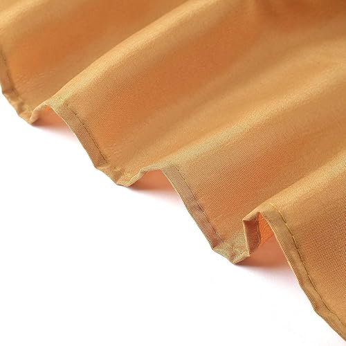 Miniatura 3 de Mantel rectangular de poliéster  89.8 x 140.2in  Oro  1 Pc.