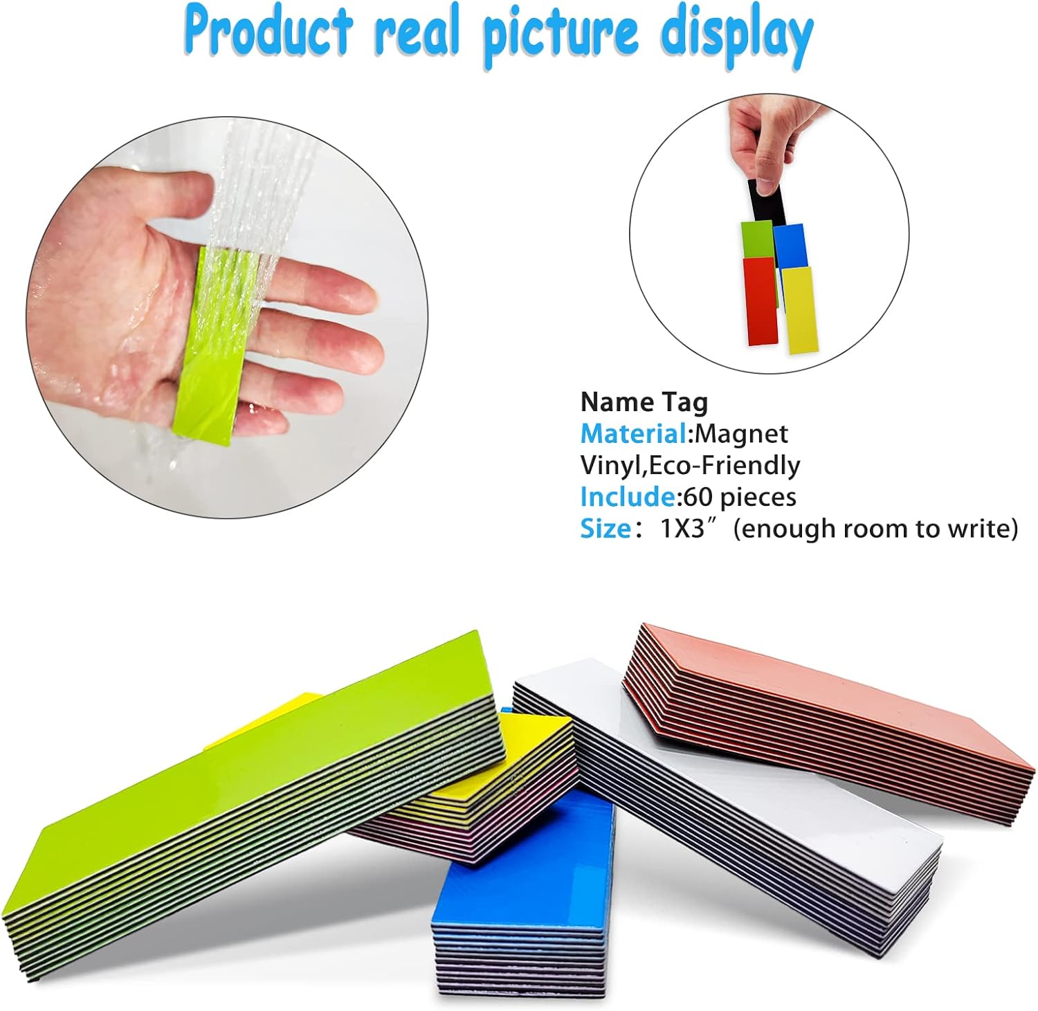 Buy 60 Pack Dry Erase Labels1x3 Whiteboard Planning