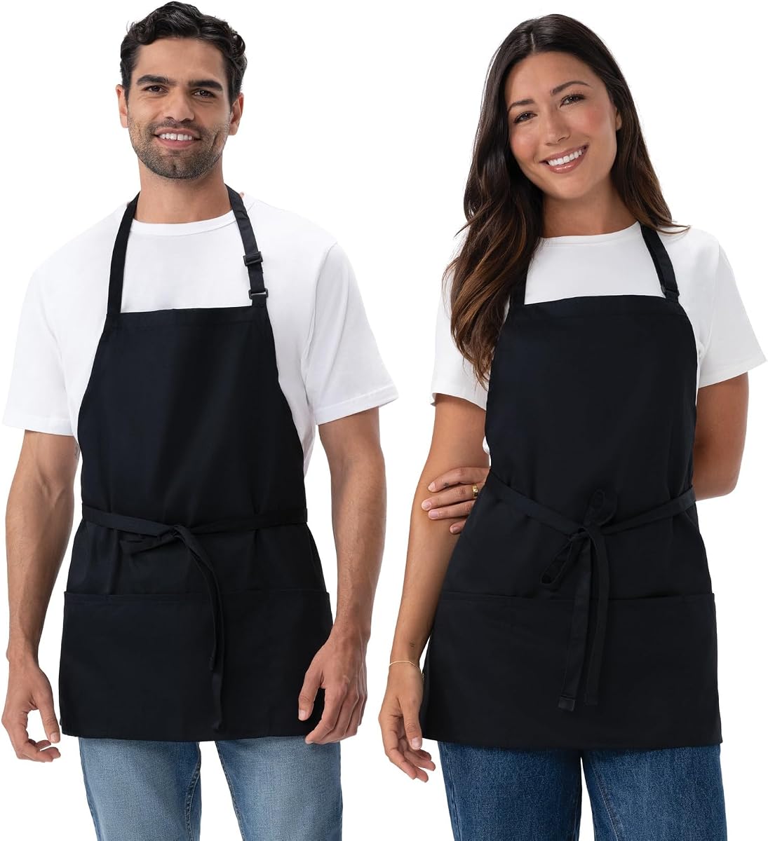 Delantal de tres bolsillos unisex de Chef Works