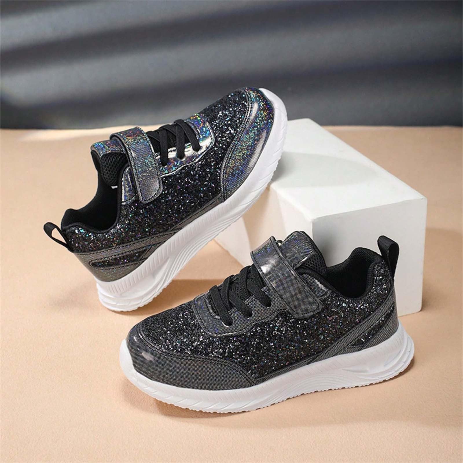Moda para niñas Zapatos Casuales,Zapatillas Casuales Frescas Zapatillas Deportivas Sencillas Calzado versátil Uso cómodas de Deporte Suela Suave y Antideslizante niños 4 a 12 años#Z