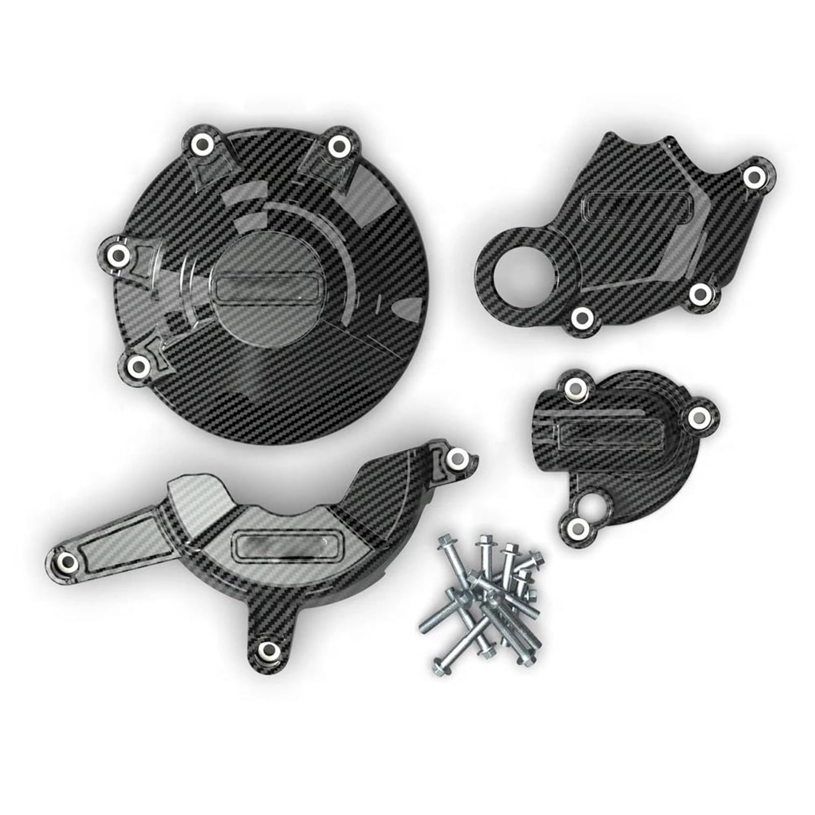 Capot de protection moteur carbone pour éviter les rayures de carter Ducati 848