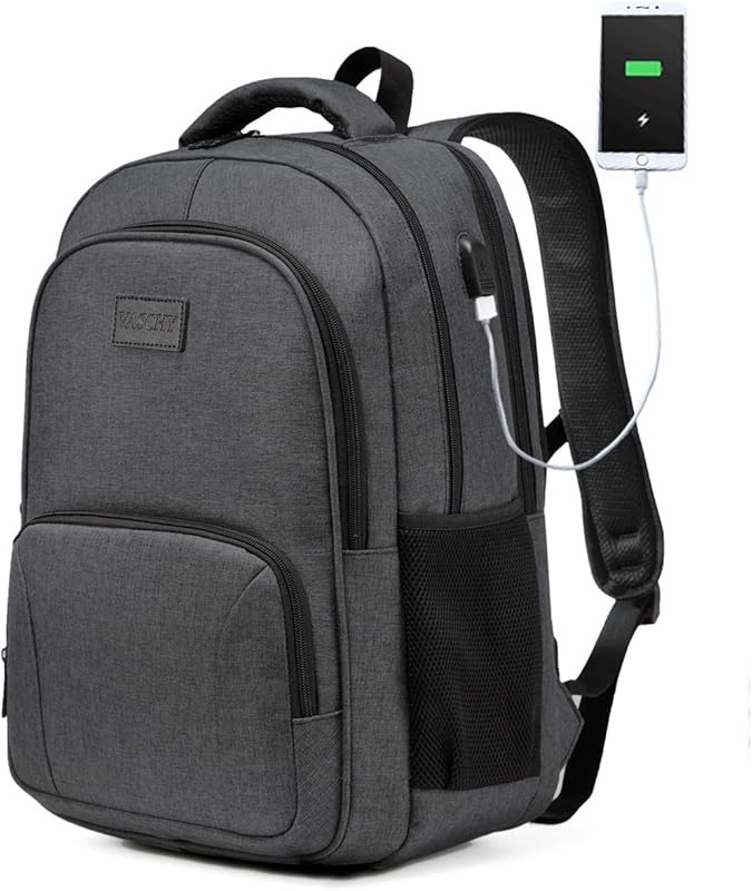Mochila para Laptop, VASCHY Mochila para Homem Mulher Mochilas de Viagem de Negócios com Porta USB Compartimento para Laptop em oferta na Shopee Mochila para Laptop, VASCHY Mochila para Homem Mulher Mochilas de Viagem de Negócios com Porta USB Compartimento para Laptop em oferta na Shopee
