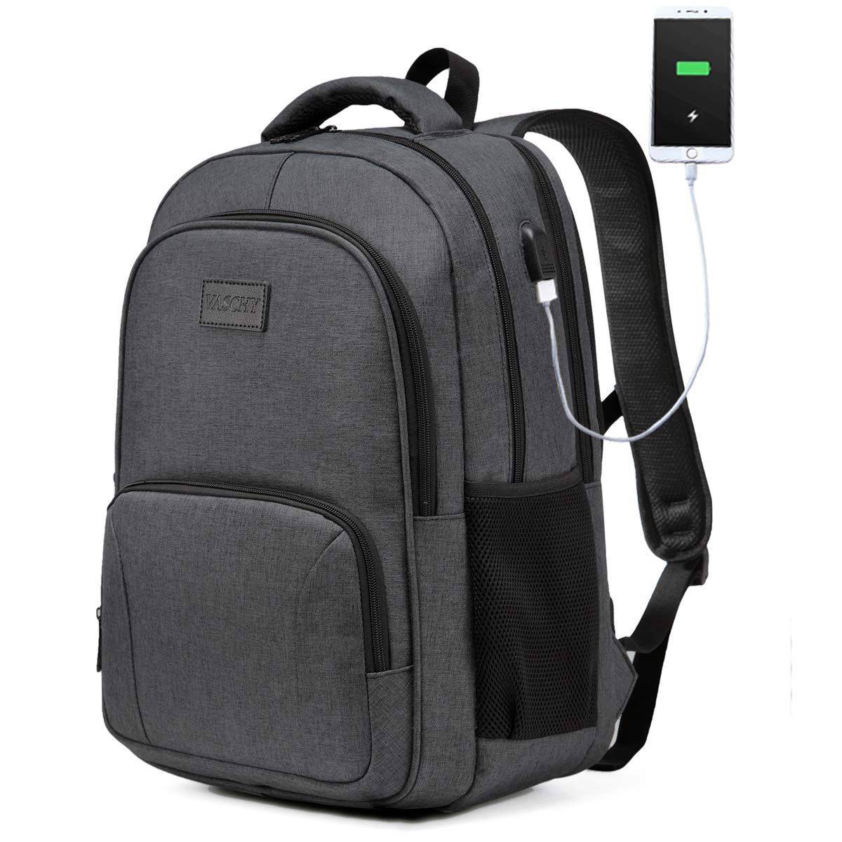 Buy VASCHY Laptop Backpack, 24L Antitheft Travel Backpack for Mens Womens with USB Charging