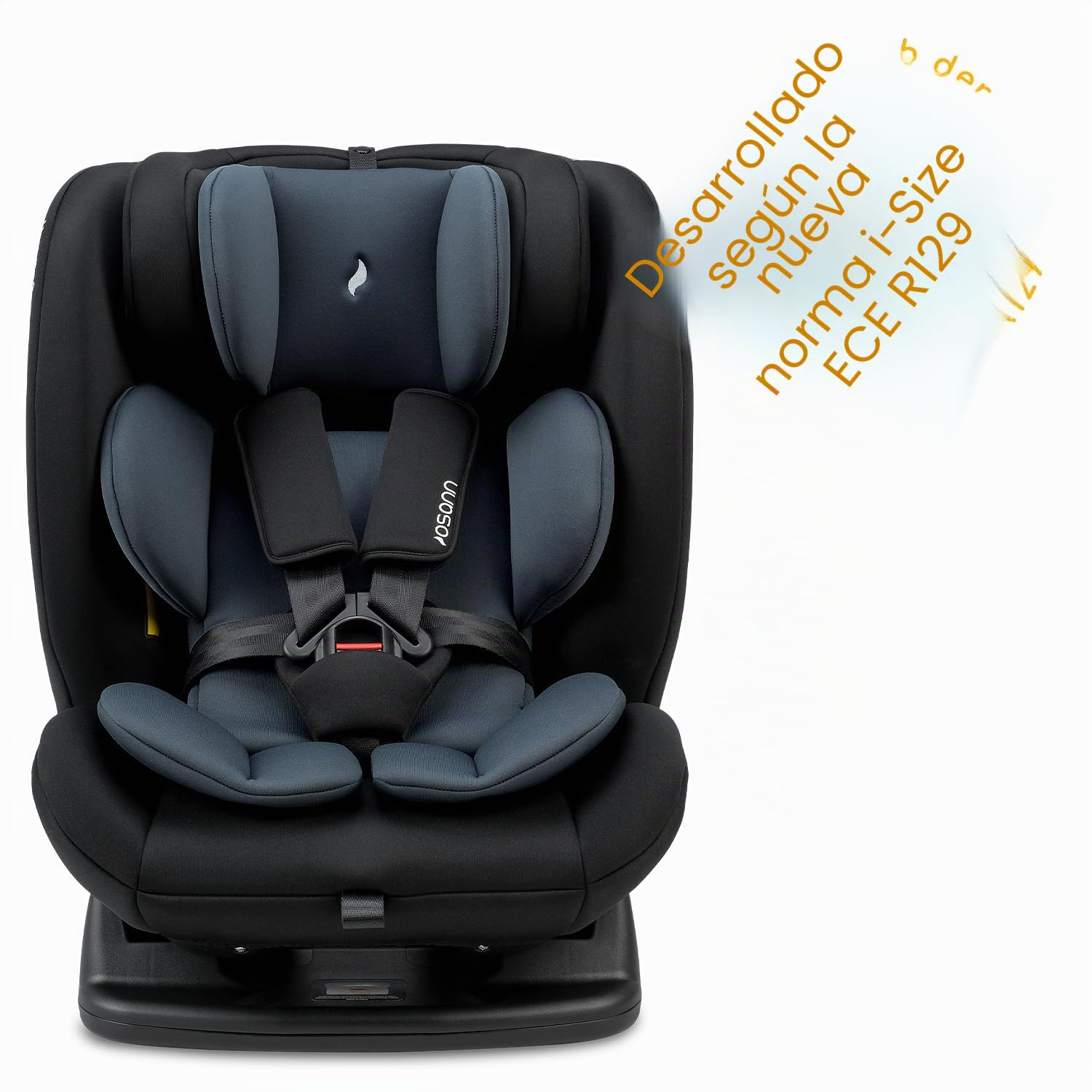 OSANN - Silla de coche bebés/niños Huddle 2 i-Size - 40-150 cm - 0 a 12 años - Grupo 1/2/3 negro, altura de 15 posiciones, arnés de 5 puntos, cinturón de 3 puntos, orientado hacia atrás/hacia adelante