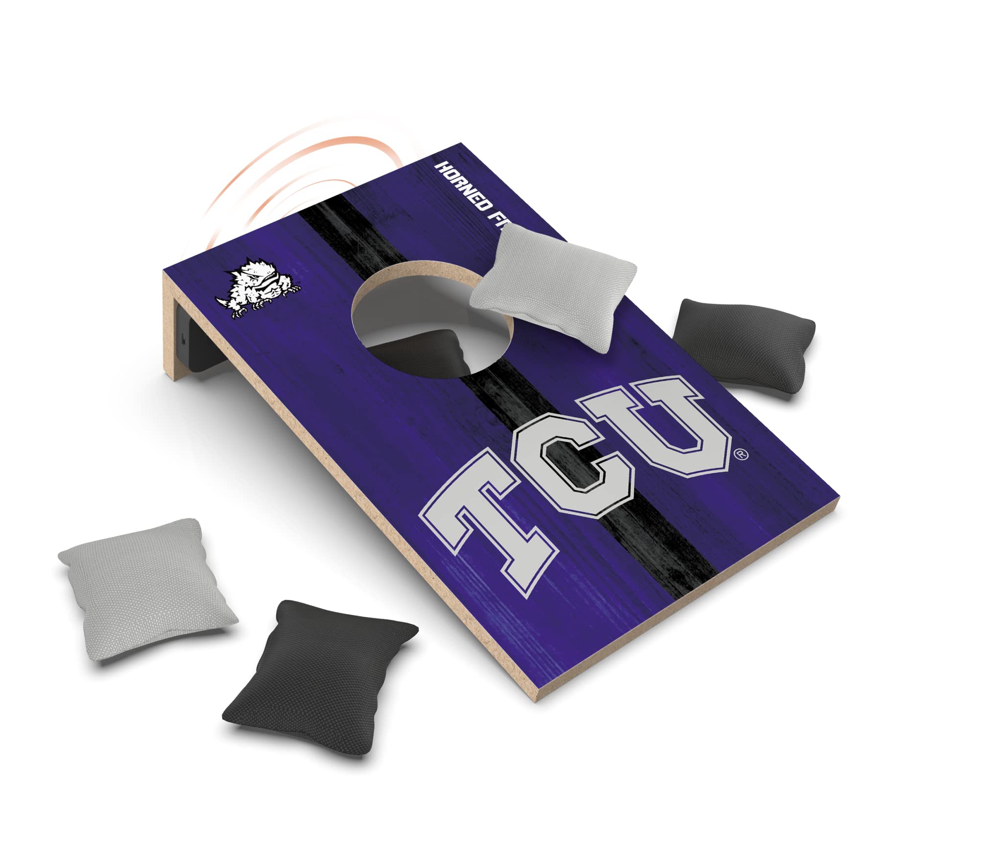 NCAA Tabletop Cornhole Game and Bluetooth Speaker
