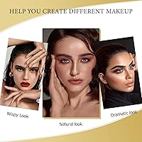 Vista 6 de QUEWEL Pegamento de pestañas en racimo 6ml, pegamento para pestañas en racimo negro, pegamento de pestañas de larga duración para extensiones